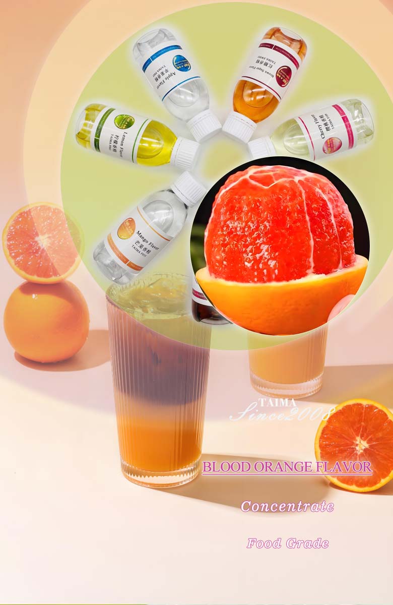 Food-grade blood orange concentrated fruit liquid Flavor