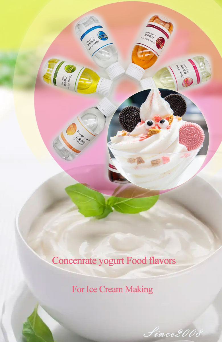 Food-grade yogurt flavor concentrated fragrance for making ice cream
