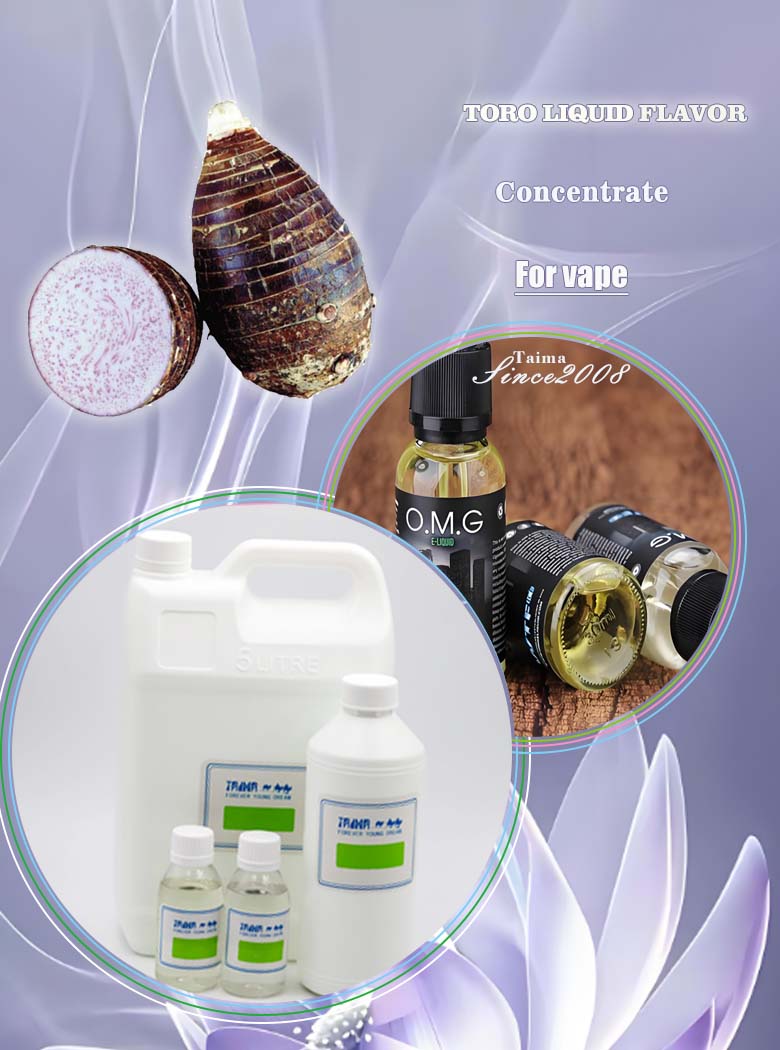 Tobacco taro concentrate flavour for vape e-liquid e-cigarette
