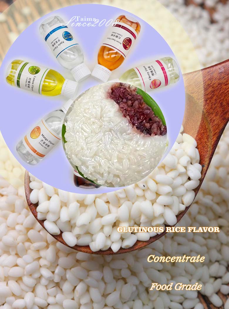 Food-grade glutinous rice concentrate, fruit flavoring liquid for food