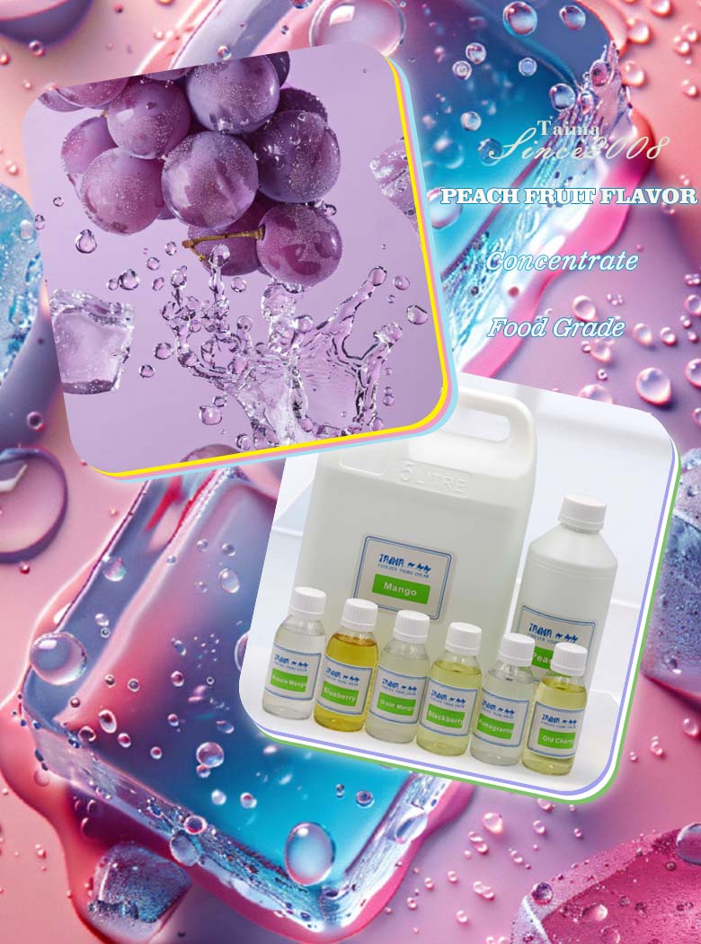 Food-grade concentrated liquid ice grape flavoring
