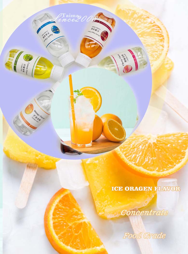 Food-grade ice Orange Concentrate fruit flavoring for beverages