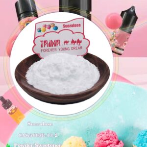 Powder sucralose: Food-grade sweetener enhances vape e-liquid for e-cig