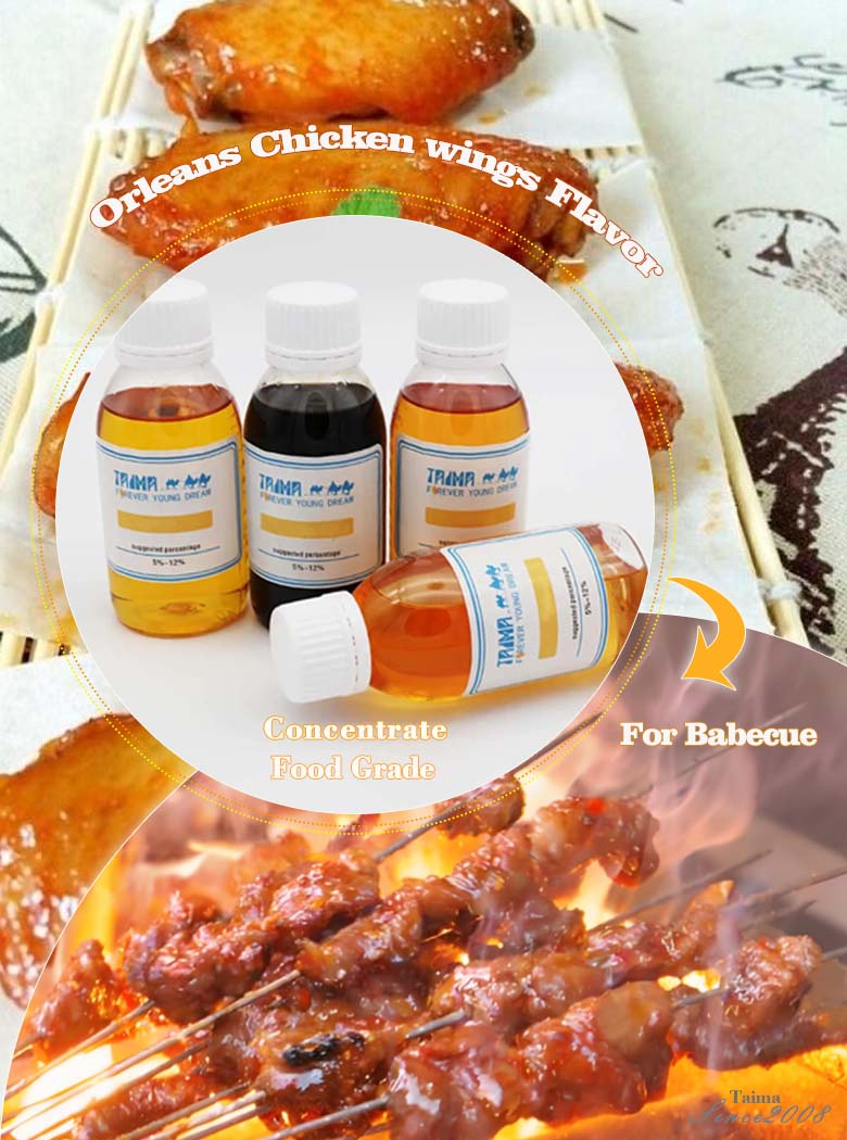 Food Grade Orleans Roasted chicken wing liquid flavor for barbecue