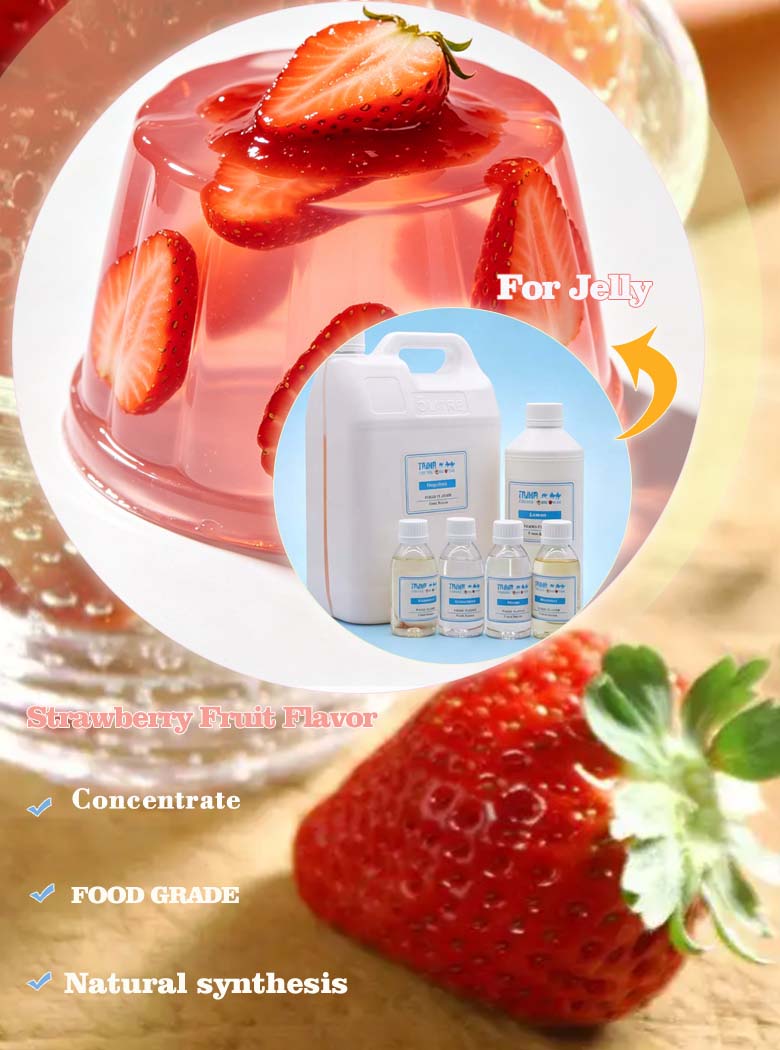 strawberry Liquid Food grade Concentrate fruit flavor for Jelly