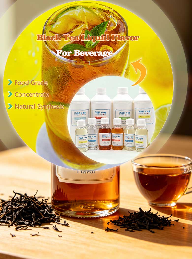 Concentrate Liquid Blcak Tea Flavour: Food-grade fruit flavour for Beverage