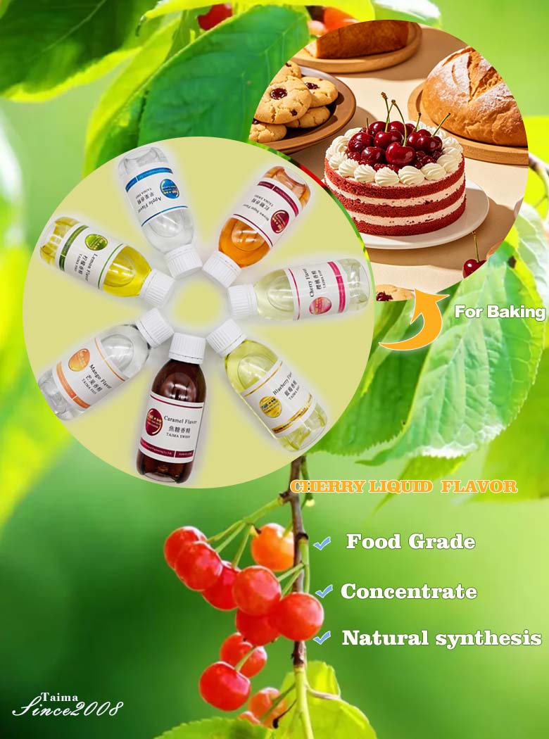 Concentrate Liquid Flvour Food grade cherry fruit flavor for Baking