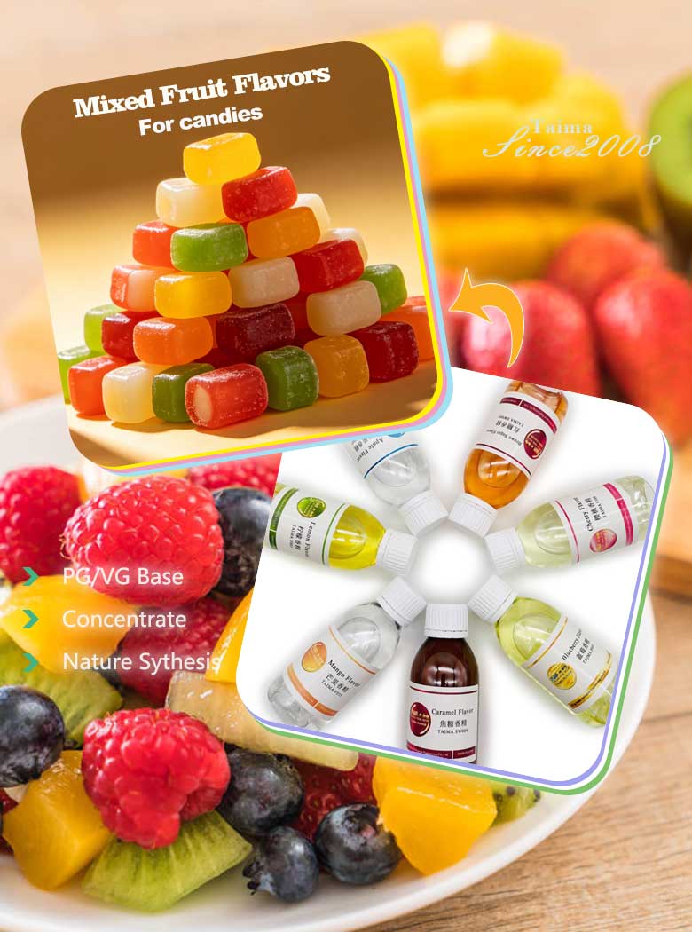 Concentrate Mixed fruit Liquid Flavour for candy