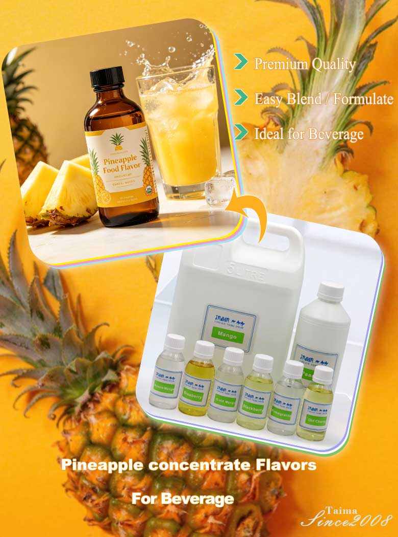 pineapple flavor liquid fragrance concentrate fruit flavor for beverage