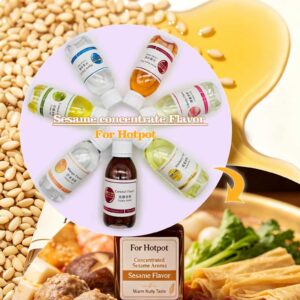 Sesame Food Flavor for Hot Pot Seasoning | Roasted Nutty Flavor Enhancer for Soup Base & Dipping Sauce