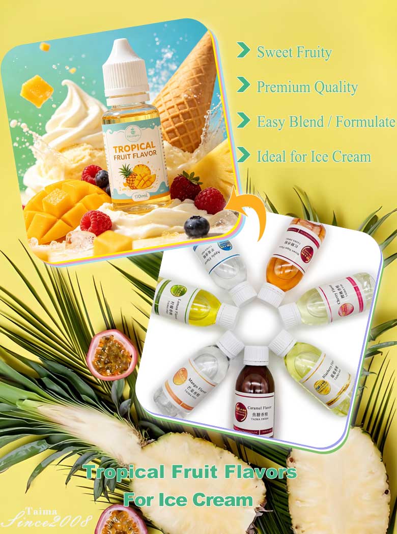 Aroma tropical fruit flavor liquid fragrance for making ice cream